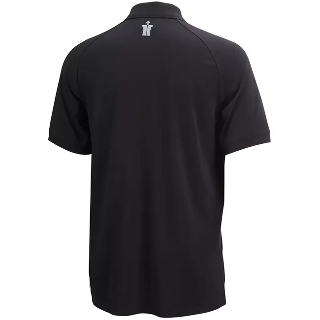 Scruffs Werkpoloshirt maat M - katoenmix met gerecycled polyester en elastaan - vochtafvoerend - zwart - voor klus en bouw