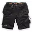 Scruffs Dames werkshort met holsterzakken en gereedschapslussen - polyester/katoen - maat 46 - zwart - voor klus en bouw