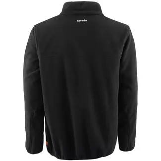 Scruffs fleece werkjas - gerecycled polyester - maat M - zwart - waterafstotend - slijtvaste manchetten - voor bouw en klus