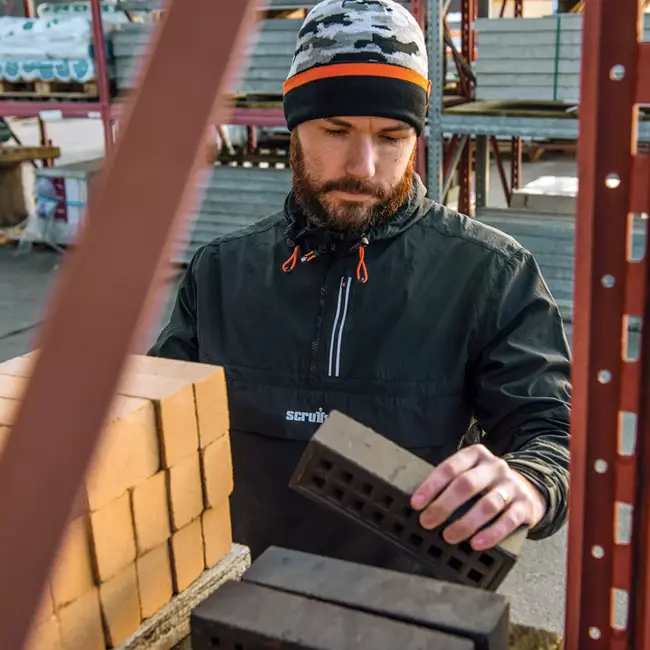 Scruffs Werkjas anorak - gerecycled nylon - lichtgewicht, waterafstotend en ademend - maat S - zwart - voor buitenwerk