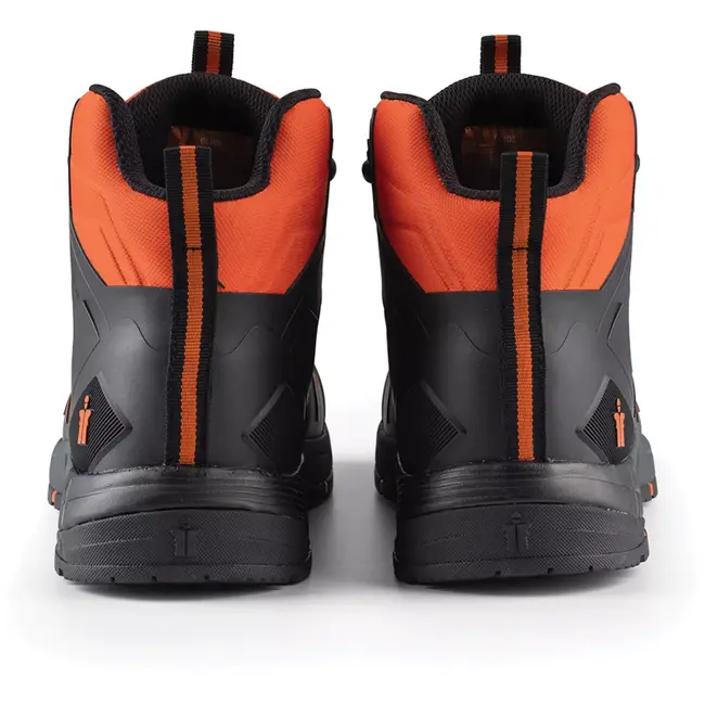 Scruffs Veiligheidslaarzen - waterafstotend materiaal - antislip, hittebestendige zool - maat 46 - zwart/oranje - bouw