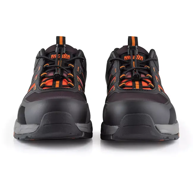 Scruffs veiligheidsschoenen - synthetisch - S3 SRC HRO ESD, antislip - maat 42 - zwart en oranje - bouw en magazijn