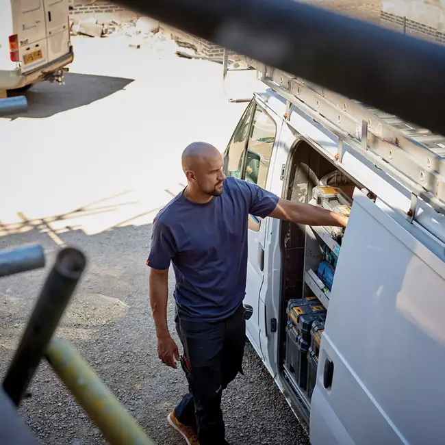 Scruffs Werk t-shirt - 100% duurzaam katoen 180 g/m2 - ademend en nauwsluitend model - maat XL - grijs - voor bedrukking