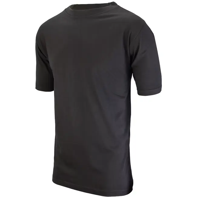 Scruffs werkshirt 100% katoen - ademend, duurzaam - maat XXXL - zwart - 180 g/m2 - voor logo opdruk en borduren - werkkleding