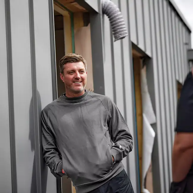 Scruffs Werktrui - 80% katoen, 20% polyester - maat M - grijs - ademend en duurzaam met ritszakken - voor bouw en werkplaats