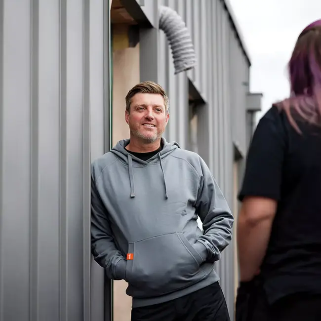 Scruffs Capuchontrui katoen/polyester 320 g/m2 - ademend met ritszak, raglanmouwen en duimlussen - maat M - grijs - voor werk