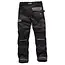 Scruffs Werkbroek - polyester-katoen stretch - holsterzakken, kniebescherming en ventilatie - maat 50 R - zwart - bouw
