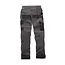 Scruffs Werkbroek - polyester-katoen met stretch - slijtvaste kniezakken en extra zakken - maat 50 R - donkergrijs - bouw