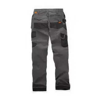 Scruffs Werkbroek - polyester-katoen met rek - holster- en kniezakken - maat 52 K - donkergrijs - bouw en kluswerk