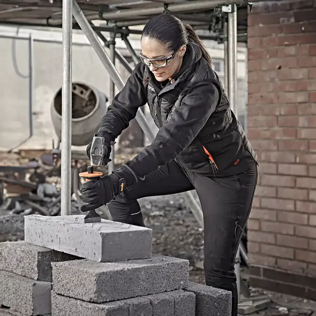 Scruffs Dames bodywarmer - nylon en polyester - maat 40 - gewatteerd en lichtgewicht - zwart - voor werk en buiten