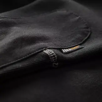 Scruffs Capuchontrui voor dames - katoen-polyester fleecestof - maat 44 - zwart - warme, slijtvaste werktrui voor buitengebruik