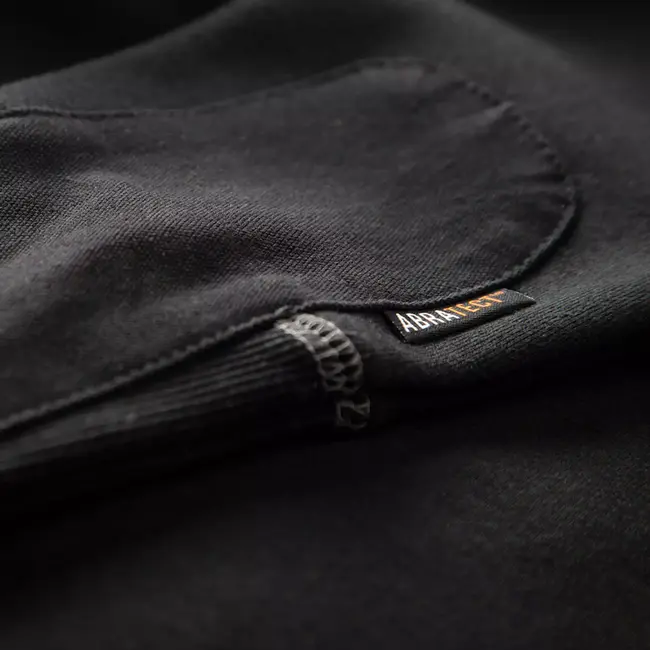 Scruffs Capuchontrui voor dames - katoen-polyester fleecestof - maat 44 - zwart - warme, slijtvaste werktrui voor buitengebruik