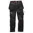 Scruffs dames werkbroek - polyester-katoen 250 g/m2 - rekbaar, holster- en kniezakken - maat 40 K - zwart - werkplaats