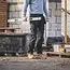 Scruffs werkbroek met holsterzakken - polyester/katoen 250 g/m2 - versterkt zitvlak en kniezakken - maat 50 R - zwart - bouw