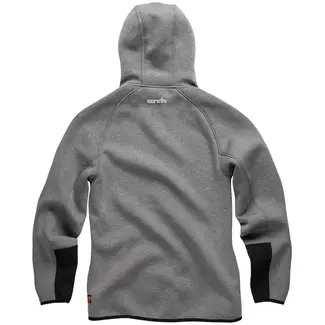 Scruffs Capuchontrui voor werk - polyester/viscose/elastaan - licht, ademend en isolerend - maat XL - houtskool