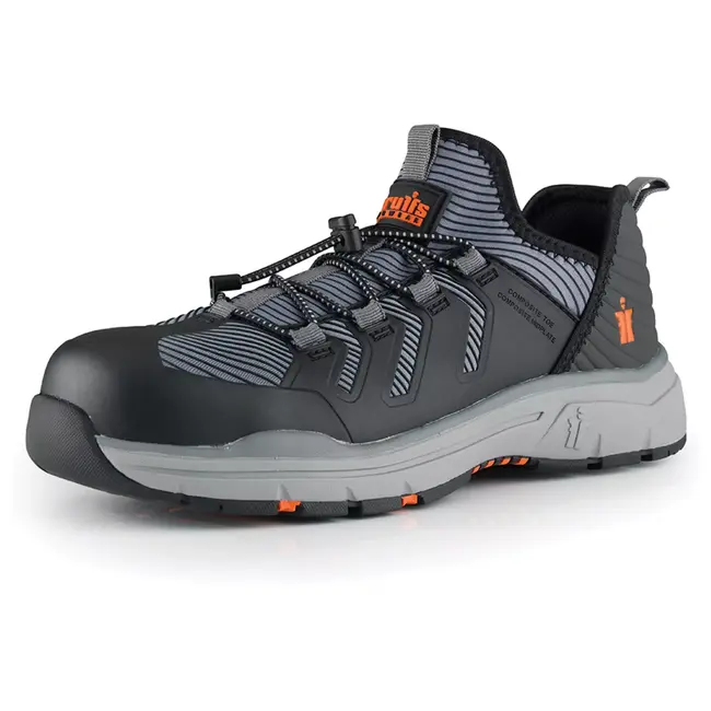 Scruffs veiligheidsschoenen dames maat 36 - nylon - composiet neus, S1P SRC, geheugenschuim zool - zwart - werkvloer