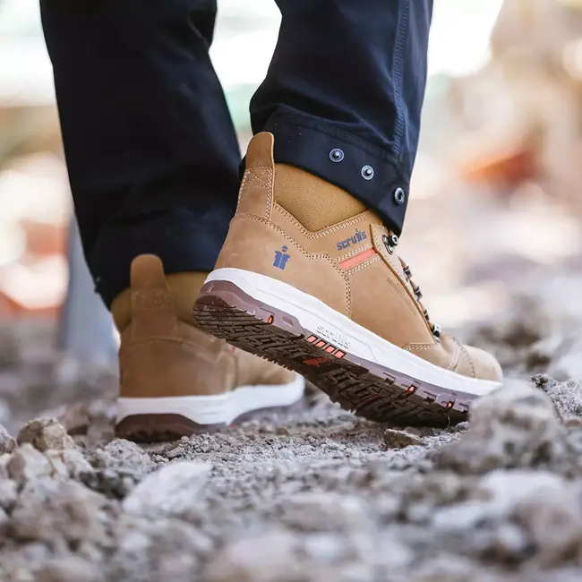 Scruffs Veiligheidslaars maat 47 – S1P SRA – stalen neus, composiet middenzool – lichtbruin – antislip – magazijn en werkplaats