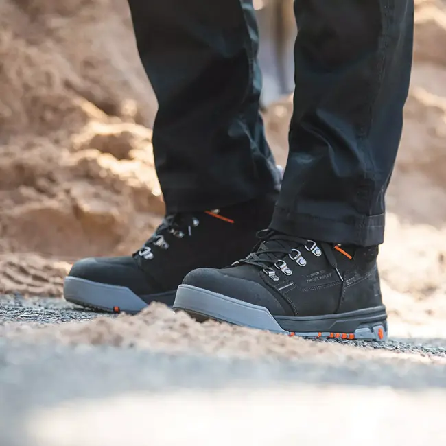 Scruffs Veiligheidslaars - nubuckleer - waterdicht met aluminium neus, veiligheidsklasse S3 - maat 41 - zwart - bouw