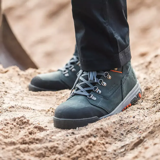 Scruffs Veiligheidslaars nubuckleer - waterdicht S3 met aluminium neus, antislip SRC - maat 43 - blauwgroen - bouw, industrie