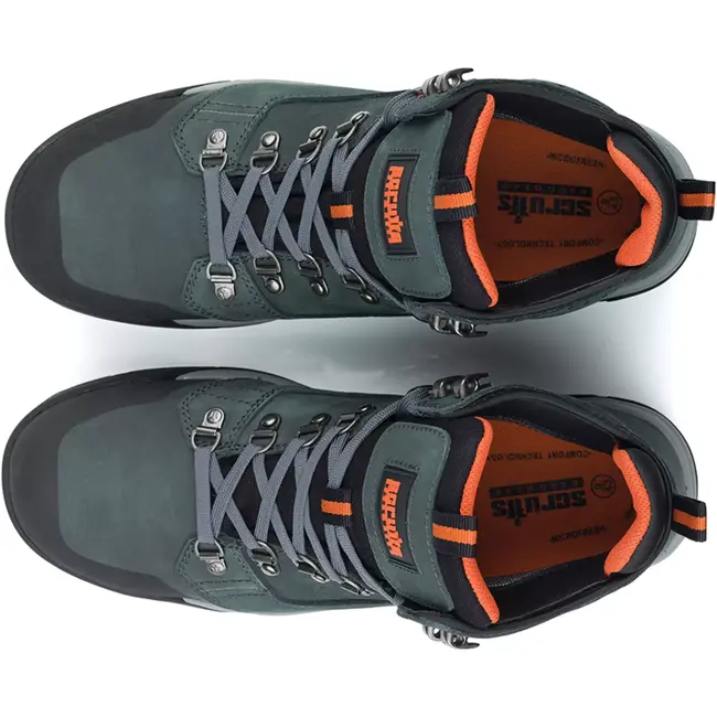 Scruffs Veiligheidslaars S3 - waterdicht nubuck - aluminium neus en composiet tussenzool - maat 42 - blauwgroen - bouw