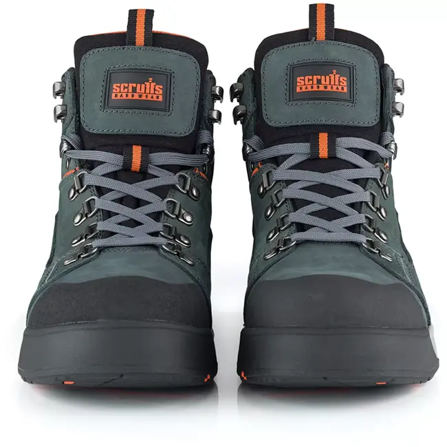 Scruffs Veiligheidslaars S3 - waterdicht nubuck - aluminium neus en composiet tussenzool - maat 42 - blauwgroen - bouw