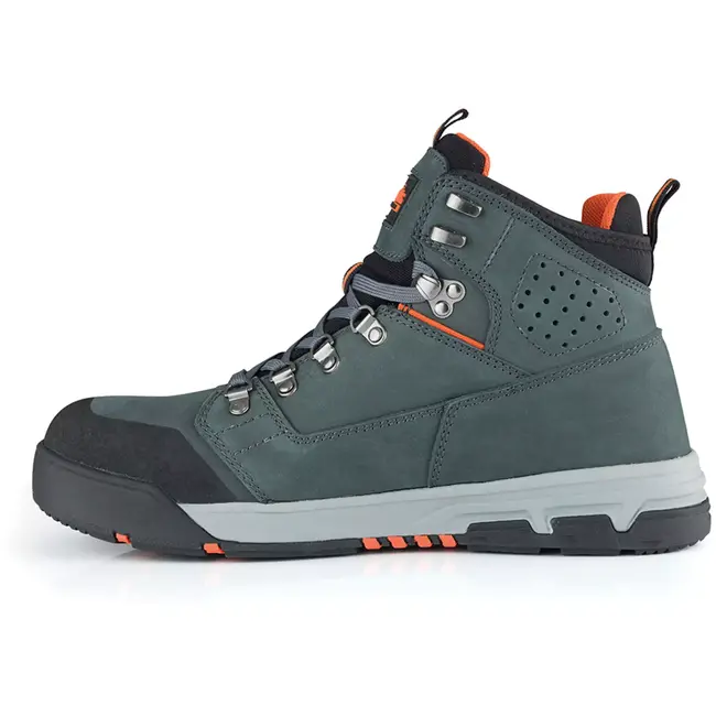 Scruffs Veiligheidslaars S3 - waterdicht nubuck - aluminium neus en composiet tussenzool - maat 42 - blauwgroen - bouw