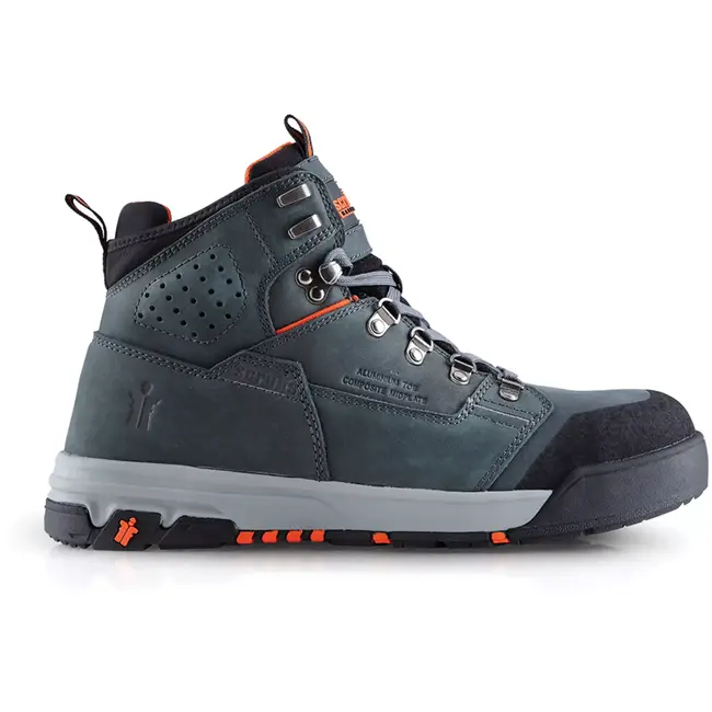 Scruffs Veiligheidslaars S3 - waterdicht nubuck - aluminium neus en composiet tussenzool - maat 42 - blauwgroen - bouw