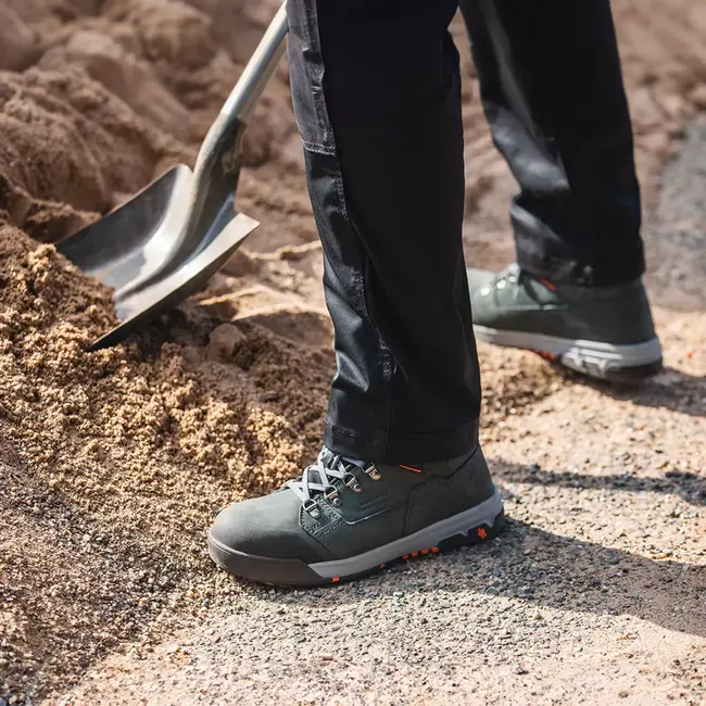 Scruffs Veiligheidslaars S3 - waterdicht nubuck - aluminium neus en composiet tussenzool - maat 42 - blauwgroen - bouw