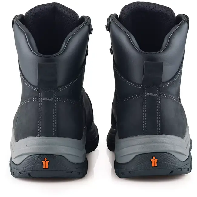 Scruffs Veiligheidslaarzen - leer - stalen neus en middenzool - maat 44 - zwart - SBP SRA antislip - bouw en magazijn