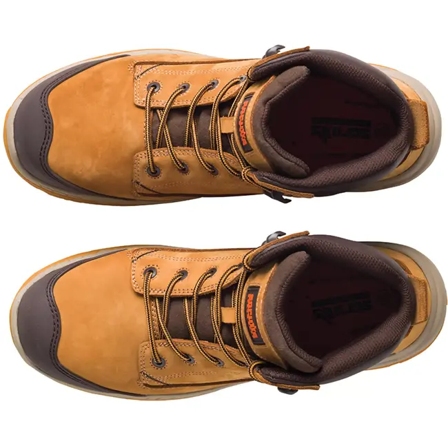 Scruffs veiligheidslaarzen S3 SRC HRO - waterafstotend nubuckleer - composiet neus - maat 46 - bruin - antislip, bouw