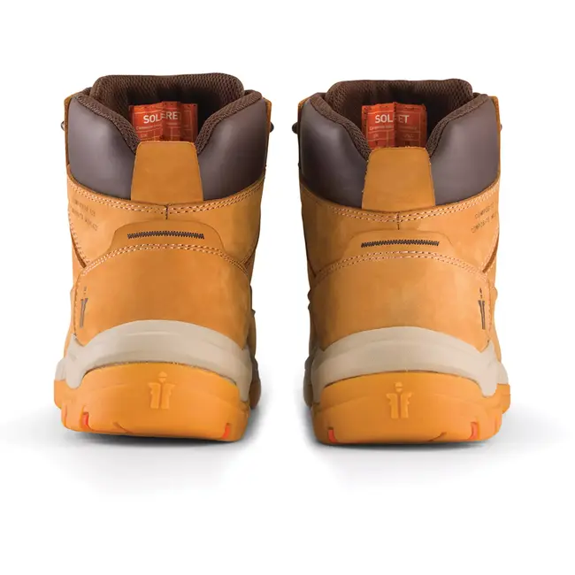 Scruffs Veiligheidslaarzen - maat 43 - waterafstotend nubuckleer - composiet neus en antislipzool - bruin - bouw en industrie