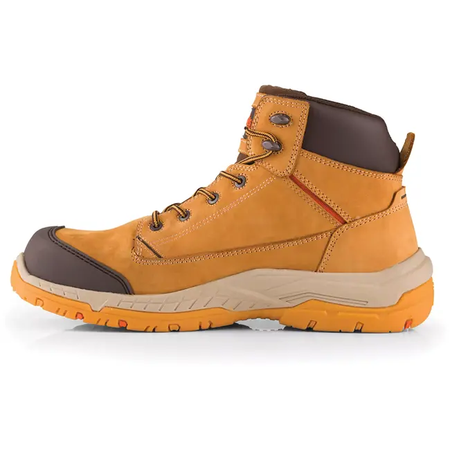 Scruffs veiligheidslaarzen S3 - waterafstotend nubuckleer - composiet neus en antislipzool - maat 42 - bruin - bouw en industrie