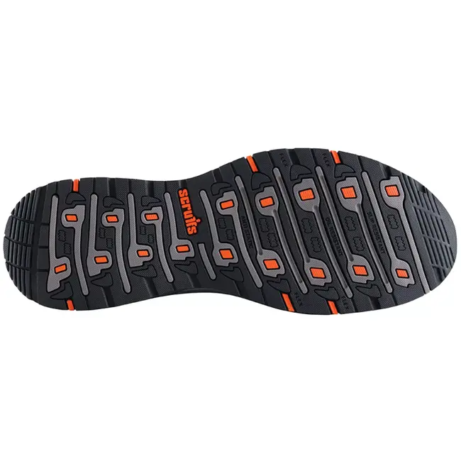 Scruffs Lichtgewicht ademende veiligheidsschoenen maat 43 - nylon, composiet neus - schokabsorptie en antislip - zwart - bouw