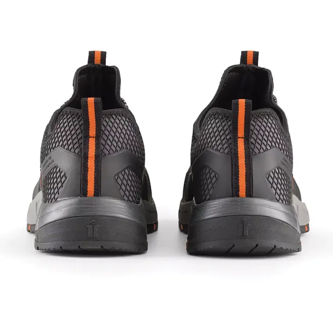 Scruffs veiligheidsschoenen - nylon met composiet neus - licht, schokdemping en antislip - maat 41 - zwart - bouw en logistiek