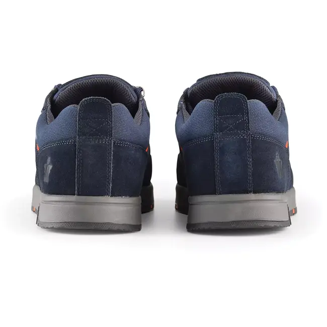 Scruffs veiligheidsschoenen - leer - stalen neus, antislipzool en composiet middenzool - maat 47 - marineblauw - bouw/magazijn