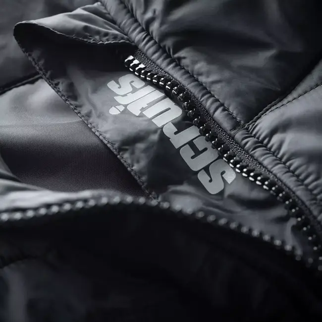 Scruffs Bodywarmer werkvest - nylon met rekbare inzetstukken - hoge kraag en ritszakken - maat M - zwart - voor werk