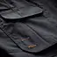 Scruffs werkbroek - 65% polyester, 35% katoen keperstof 250 g/m2 - kniezakken en cargozak - maat 56 L - zwart - bouw en montage