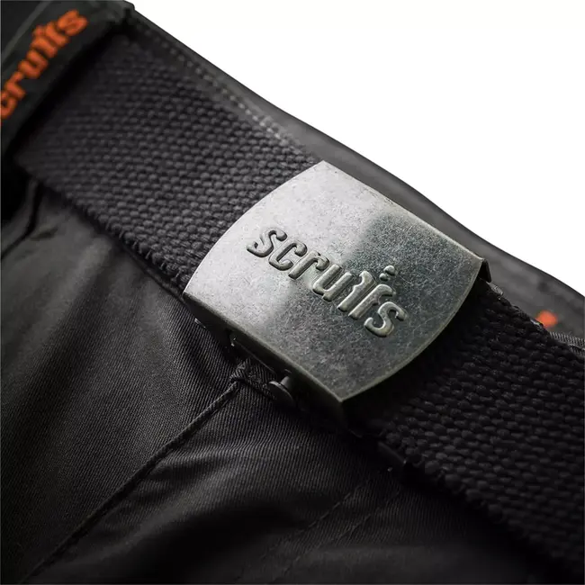 Scruffs werkbroek - polyester-katoen stretch - holster- en dubbele kniezakken - maat 52 K - donkergrijs - voor bouw en techniek