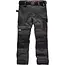 Scruffs werkbroek - polyester-katoen stretch - holster- en dubbele kniezakken - maat 52 K - donkergrijs - voor bouw en techniek