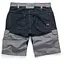 Scruffs werkshort met holsterzakken - gerecycled ripstop polyester/katoen - stretch, cargozakken - maat 54 - donkergrijs - bouw