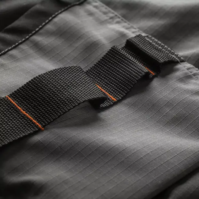 Scruffs werkshort met holsterzakken - polykatoen - rekbaar en scheurvast, met cargozakken - maat 44 - donkergrijs - voor bouw