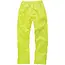 Scruffs Regenpak - polyester/PVC - waterdicht met getapete naden en capuchon - maat L - geel - 2-delig - bouw en tuin
