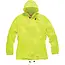 Scruffs Regenpak - polyester/PVC - waterdicht met getapete naden en capuchon - maat L - geel - 2-delig - bouw en tuin