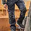Scruffs werkbroek - polyester-katoen keperstof - holster- en cargozakken, kniezakken - maat 56 L - blauw - bouw