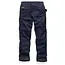 Scruffs Werkbroek met kniezakken - polyester-katoen - maat 52 L - blauw - holster- en cargozakken - voor bouw en klussen
