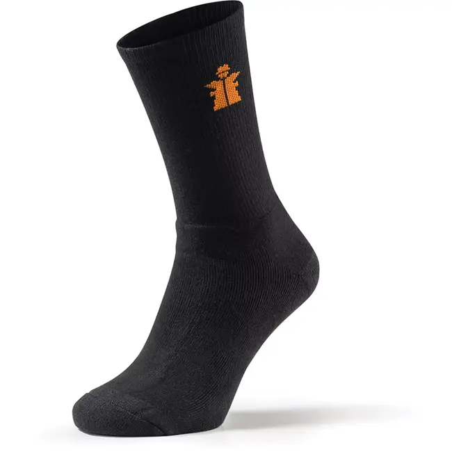 Scruffs Werksokken - textiel - maat 41-43 - zwart - verstevigde hiel en teen, warme voering - 3 paar - veiligheidsschoenen