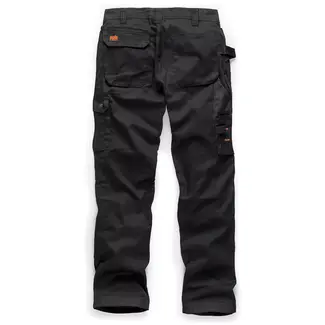 Scruffs Werkbroek maat 40 L - polyester/katoen - holster- en cargozakken, kniezakken - zwart - voor bouw en installatie