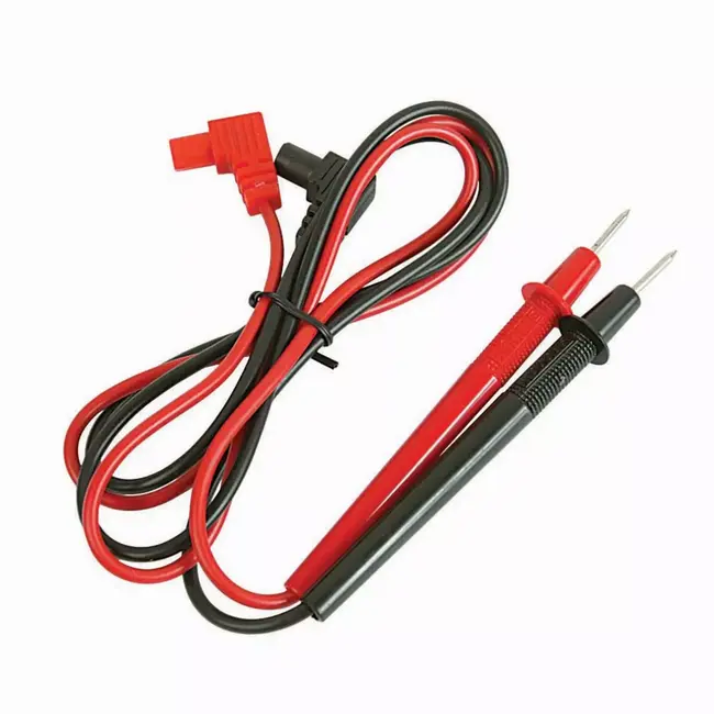 Silverline digitale handmultimeter - kunststof - meet AC/DC spanning, stroom en weerstand - inclusief meetsnoeren - voor elektra