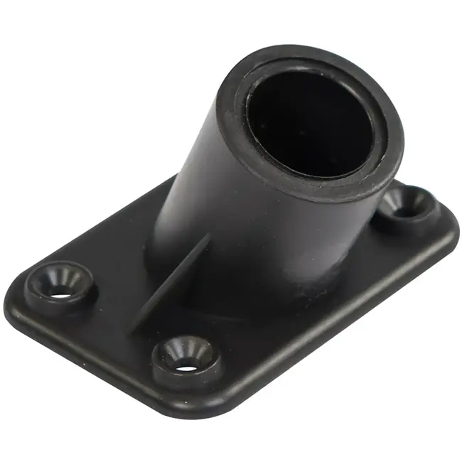 Silverline bezemsteelbeugel - kunststof - 60×40 mm - klemhouder voor stelen diameter 23–24 mm - kleur variabel