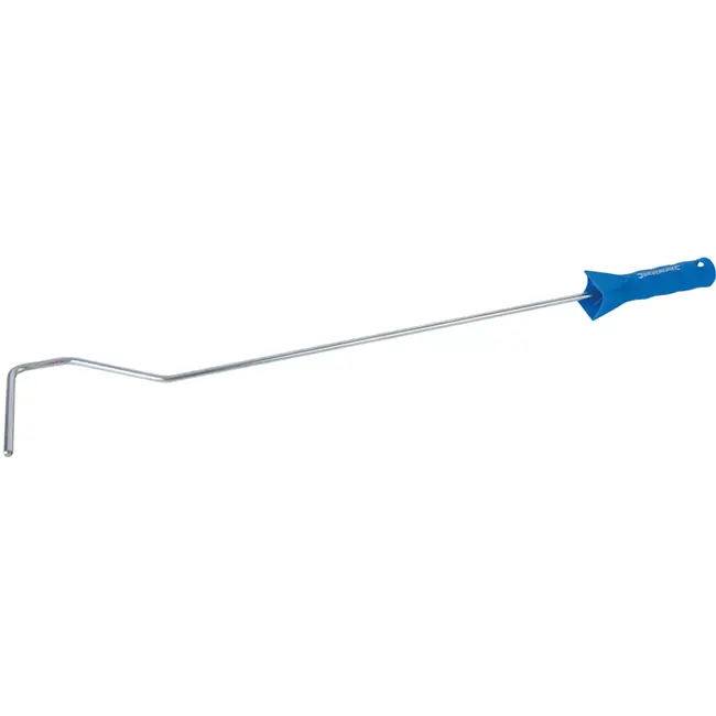 Silverline Mini verfrollerbeugel - verzinkt staal - geschikt voor telescoopsteel - 600 mm - zilver - voor 100 mm rollers, kozijnen